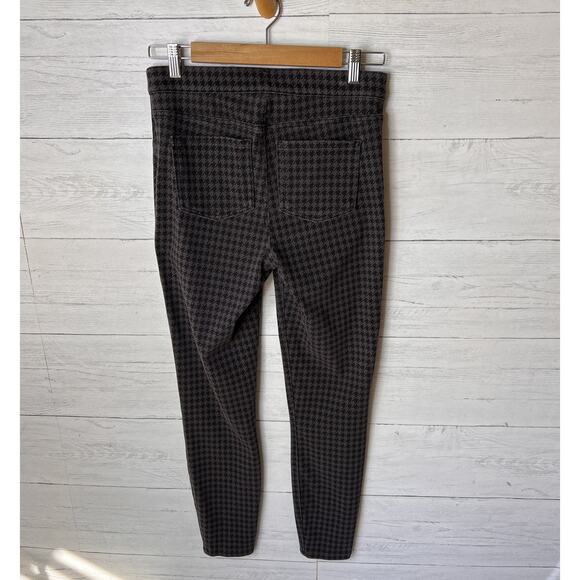 Spanx Leggings Womens Size M/M Black & Gray Houndstooth Pattern Ankle Jean-ish - Picture 7 of 15